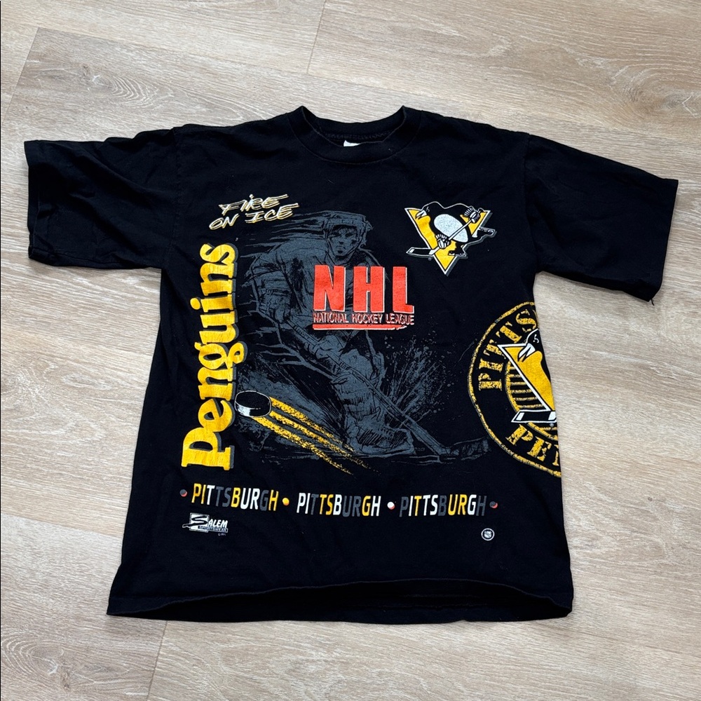 Vintage Pittsburgh Penguins Shirt Size Large